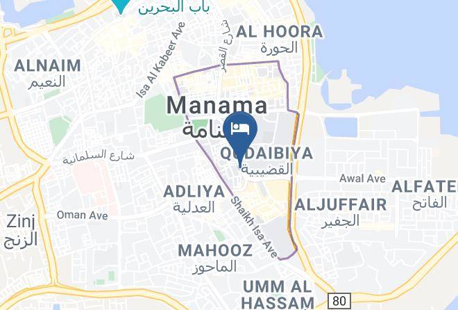 Manama - Ramada By Wyndham Bahrain Maps