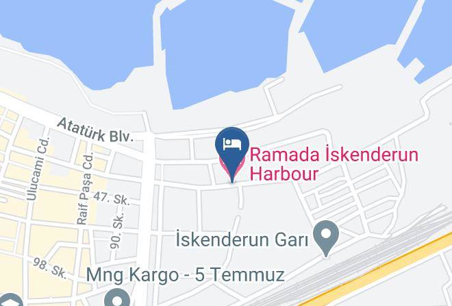 Iskenderun - Ramada Iskenderun Harbour Maps