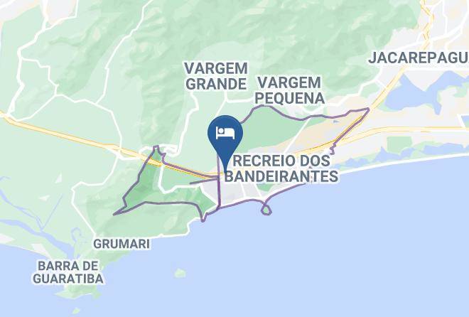 Rio De Janeiro Recreio Dos Bandeirantes - Ramada Hotel Recreio Shopping Maps