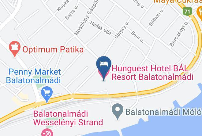 Hunguest hotel bal resort map
