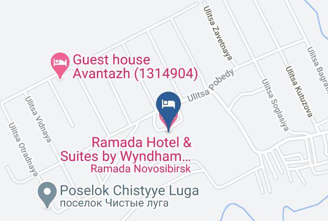 Novosibirsk - Ramada Hotel & Suites By Wyndham Novosibirsk Zhukovka Maps