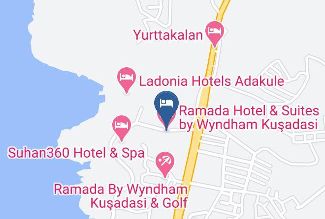 Kusadasi - Ramada Hotel & Suites By Wyndham Kusadasi Maps
