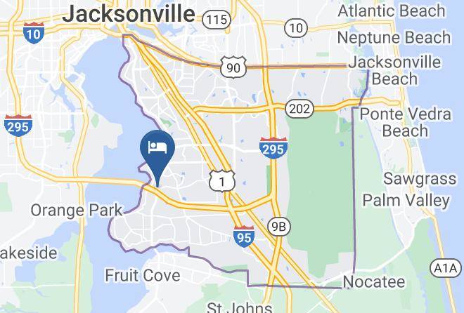 Ramada Jacksonville Hotel & Conference Center Map