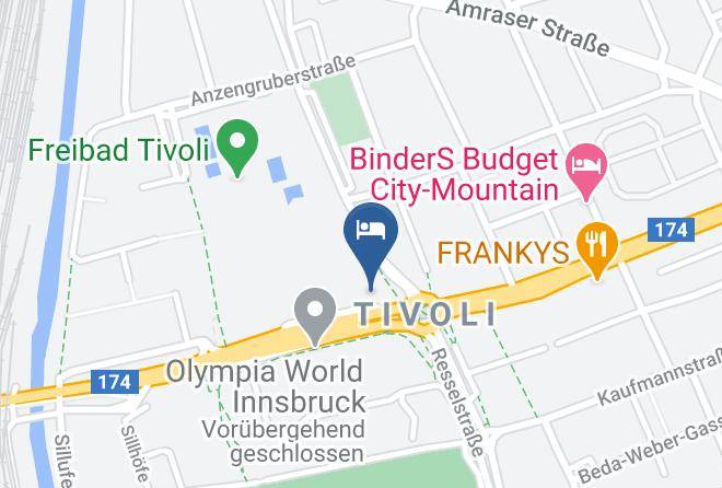 Innsbruck Stadt - Ramada By Wyndham Innsbruck Tivoli Maps