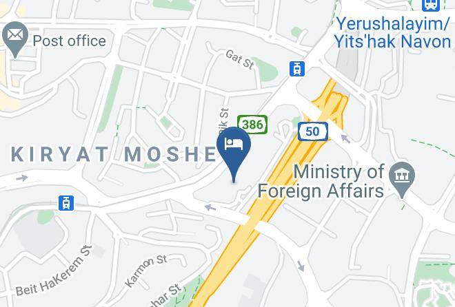 Ramada By Wyndham Jerusalem Map