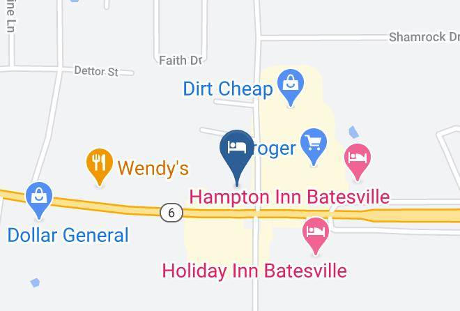 Panola - Ramada Limited Batesville Maps