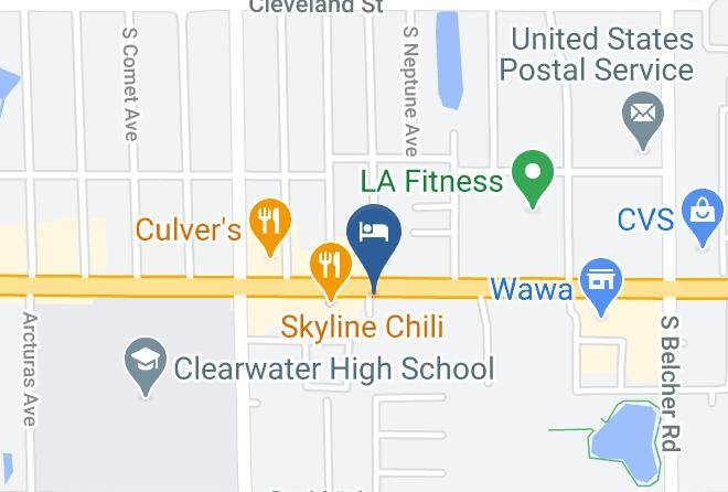 Pinellas - Ramada Limited Clearwater Hotel And Suites Maps