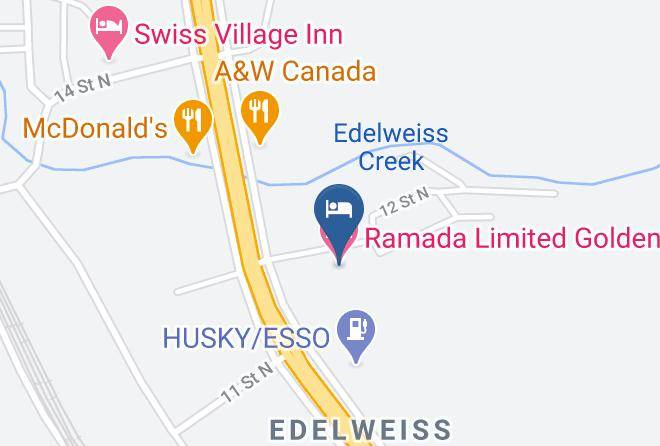 Columbia Shuswap - Ramada Limited Golden Maps