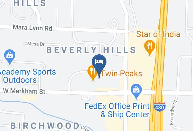 Ramada Limited Little Rock Map