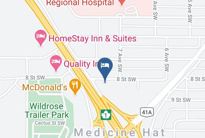 Division 1 - Ramada Limited Medicine Hat Maps