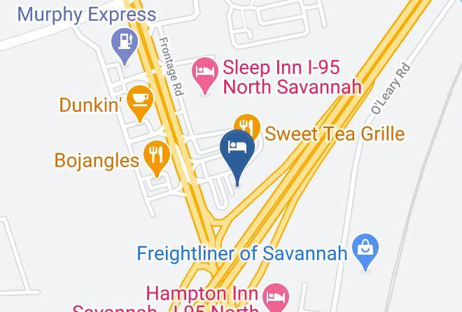 Chatham - Days Inn & Suites By Wyndham Savannah North I 95 Maps