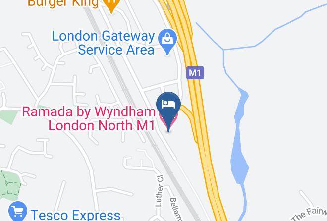 London - Ramada By Wyndham London North M1 Maps