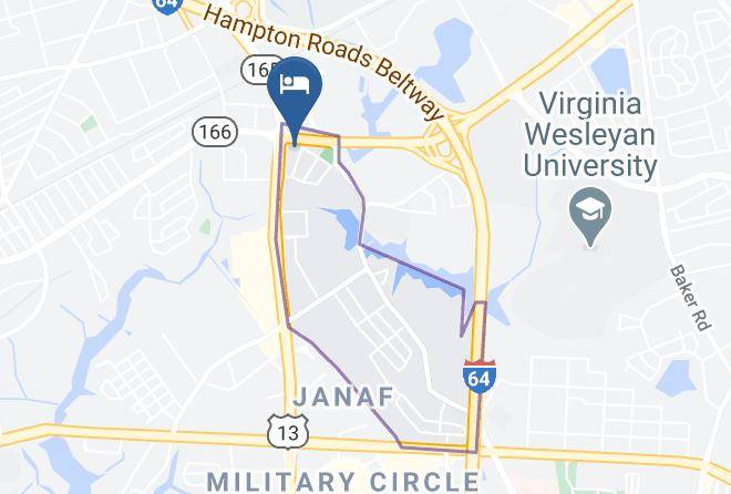 Norfolk City - Days Inn By Wyndham Norfolk Airport Maps
