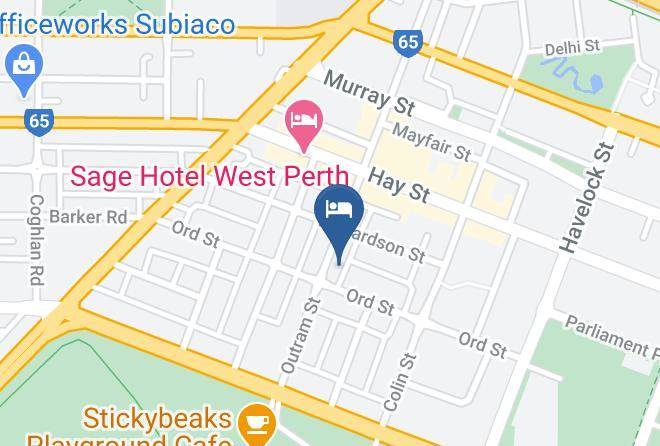 Ramada By Wyndham Perth The Outram Map
