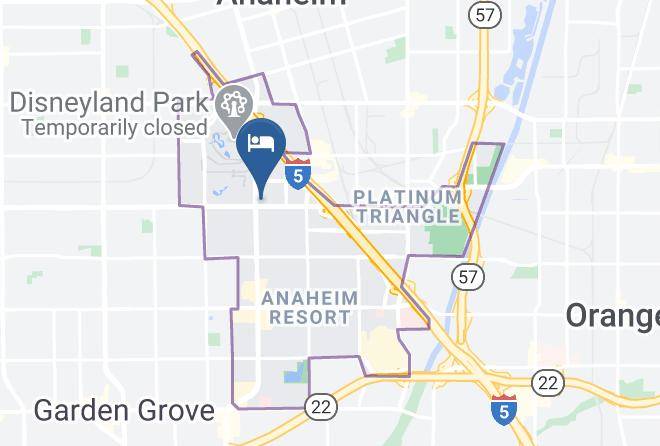 Orange - Wyndham Anaheim Hotel Maps
