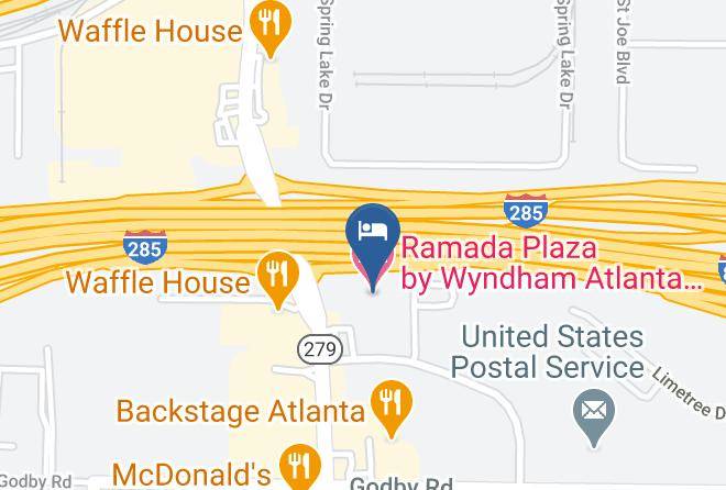 Ramada Plaza By Wyndham Atlanta Airport Map
