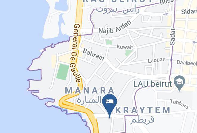 Ramada plaza by wyndham beirut raouche map