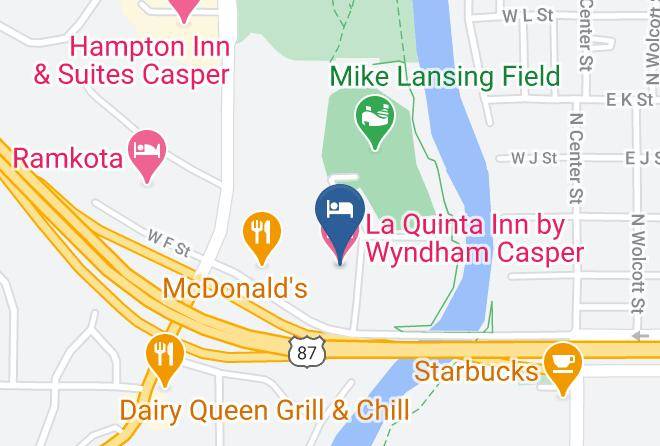 La Quinta Inn By Wyndham Casper Map