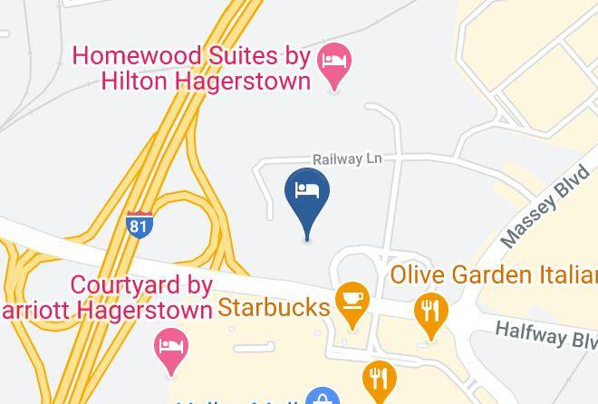 Washington - Ramada Plaza By Wyndham Hagerstown Maps