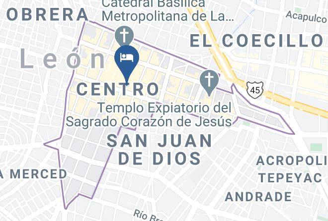 Leon - Ramada Plaza By Wyndham Leon Maps