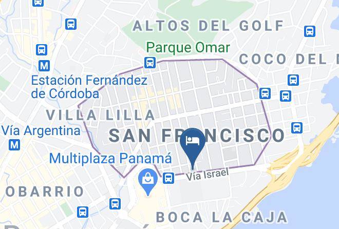San Francisco - Ramada Plaza By Wyndham Panama Punta Pacifica Maps