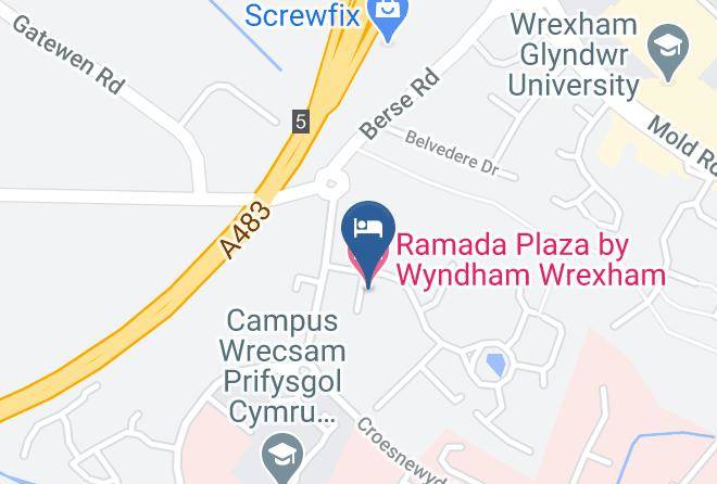 Wrexham - Ramada Plaza By Wyndham Wrexham Maps