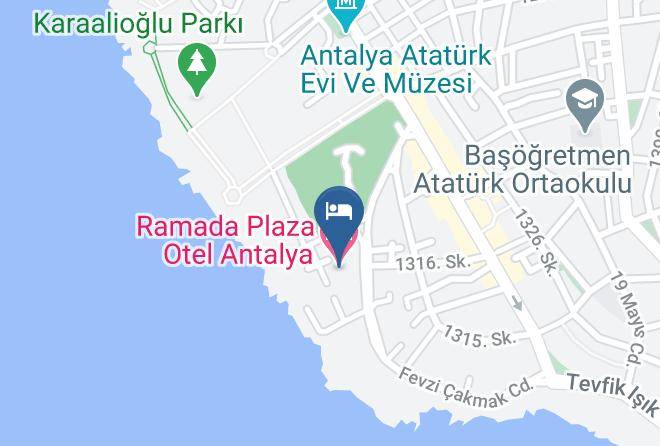 Muratpasa - Ramada Plaza Otel Antalya Maps