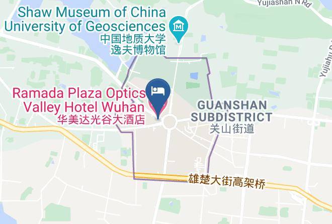 Wuhan - Ramada Plaza Optics Valley Hotel Wuhan Maps