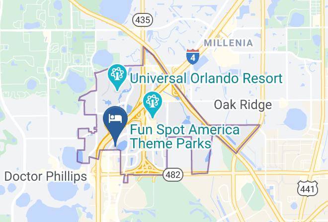 Orange - Ramada Plaza By Wyndham Orlando Resort & Suites Intl Drive Maps