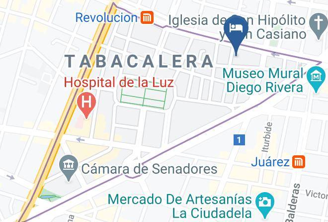Cuauhtemoc - Ramada Reforma Ciudad De Mexico Maps