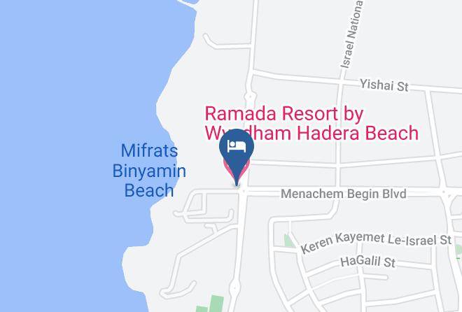 Hadera - Ramada Resort By Wyndham Hadera Beach Maps
