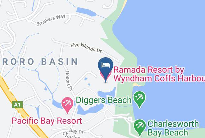 Coffs Harbour - Ramada Resort By Wyndham Coffs Harbour Maps