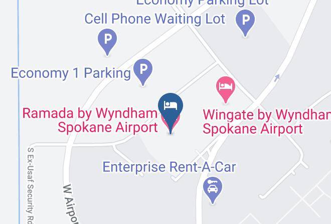 Spokane - Ramada By Wyndham Spokane Airport Maps
