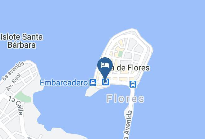 Flores - Ramada Tikal Isla De Flores Hotel Maps