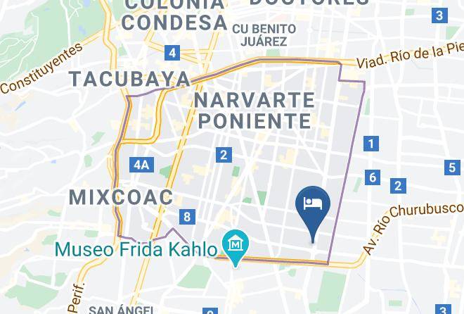 Benito Juarez - City Express Cdmx Tlalpan Maps
