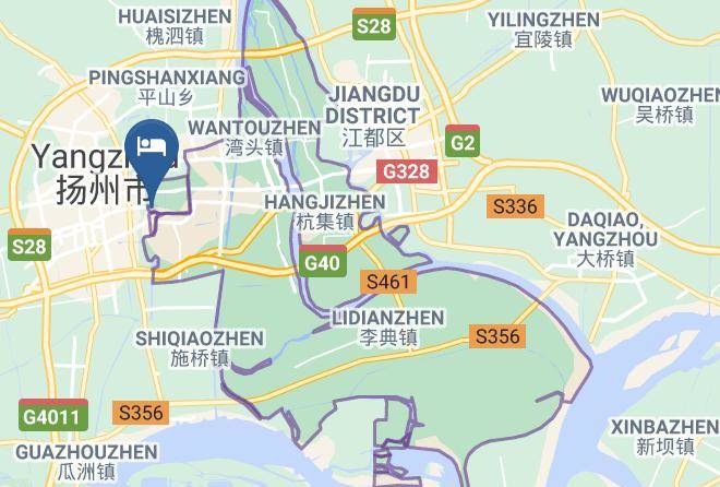 Yangzhou - Ramada Yangzhou Baoying Maps