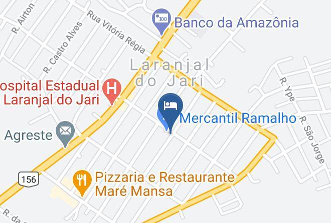 Laranjal Do Jari - Ramalho Palace Hotel Maps