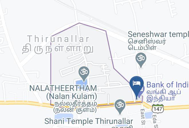 Thirunallar - Ramana's Residency Maps
