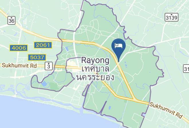 Amphoe Mueang Rayong - Ramantic Styles Resort Maps