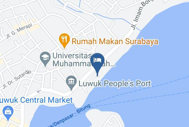 Banggai Regency - Ramayana Beach Hotel Maps