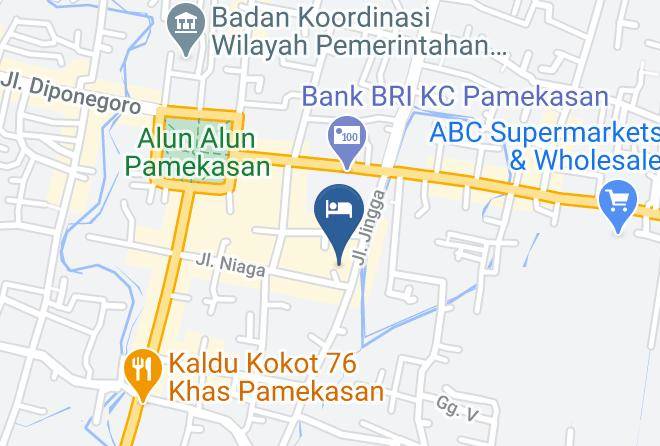 Pamekasan Regency - Ramayana Hotel Maps