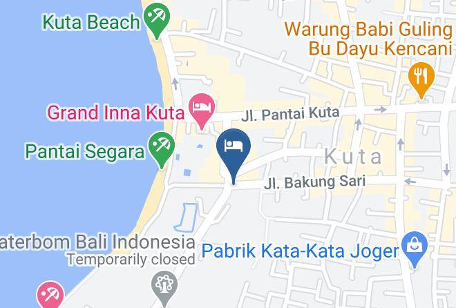 Badung Regency - Ramayana Suites & Resort Kuta Maps