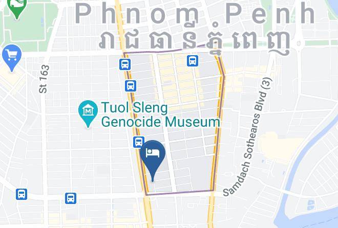 Chamkar Mon - Rambutan Resort Phnom Penh Maps