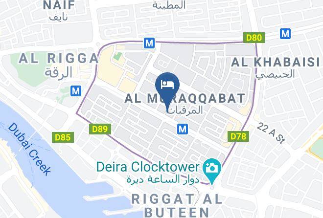 Ramee Guestline Hotel Al Rigga Map