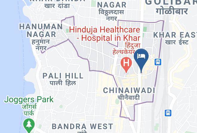 Mumbai - Ramee Guestline Hotel Khar Maps