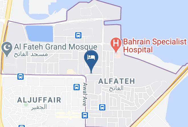 Ramee California Hotel Map