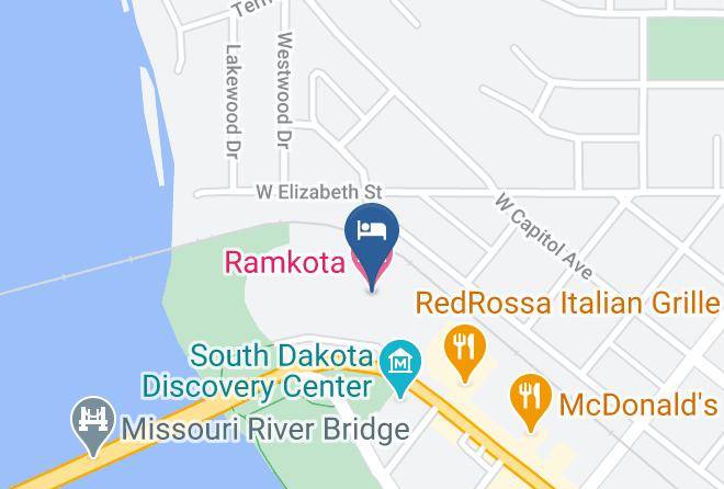 Hughes - Ramkota Hotel Maps