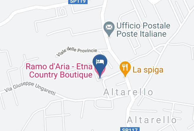Catania - Ramo D'aria Etna Country Boutique Hotel Maps