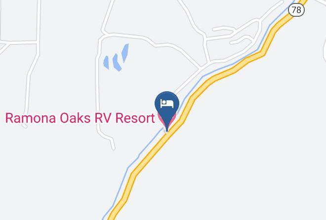 San Diego - Ramona Oaks Rv Resort Maps