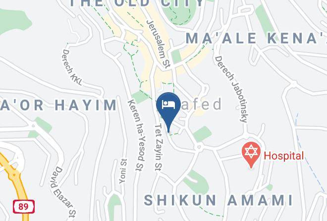 Zefat - Ramot Naftali Maps